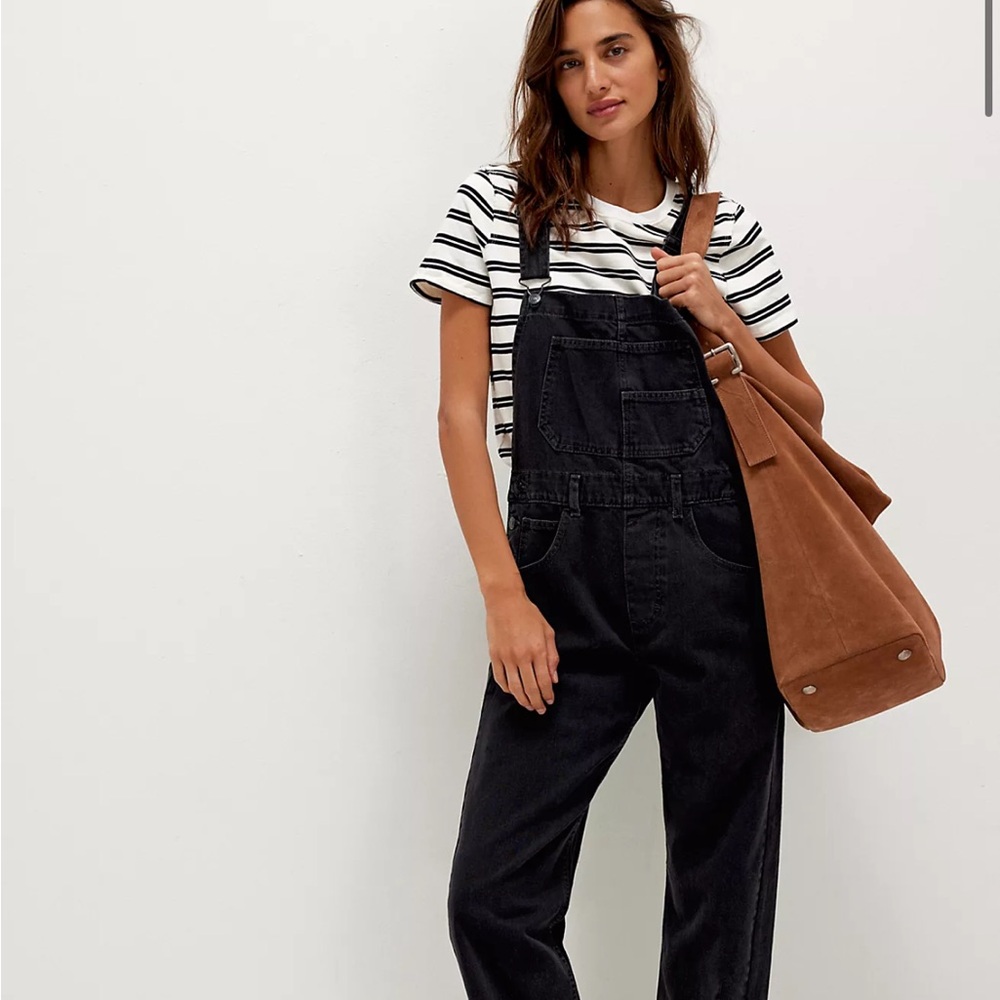 SOLD | Free People We The Free Ziggy Denim Overalls - L
